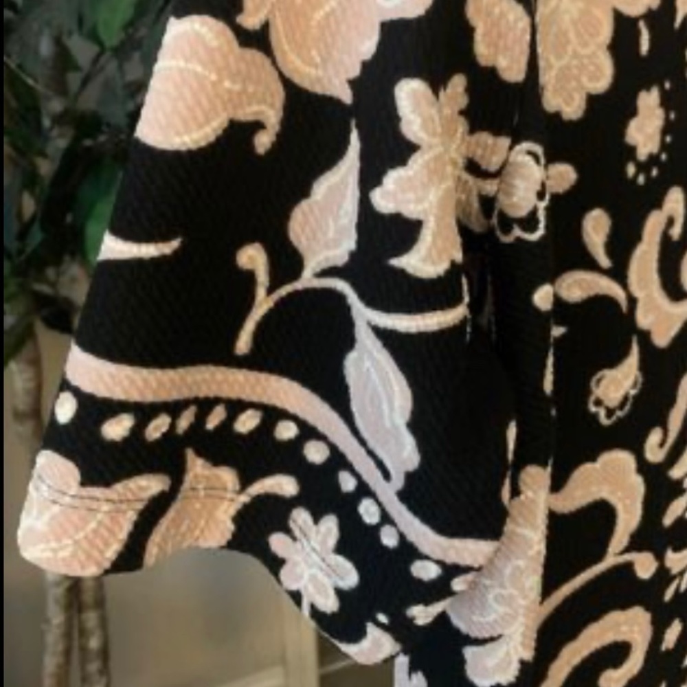 R&K Black/pink/white Sheath Dress